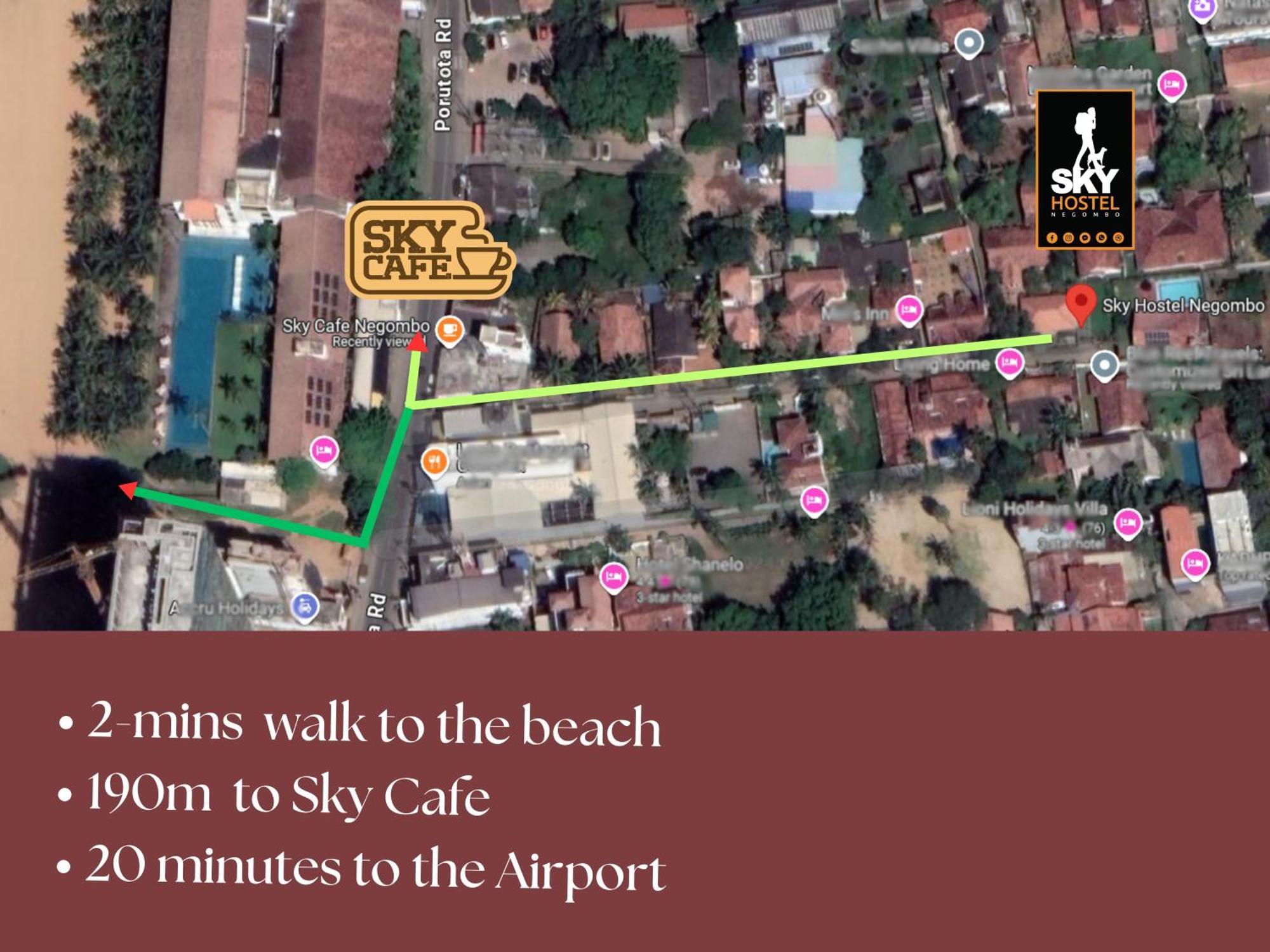 Sky Hostel Negombo Exterior photo